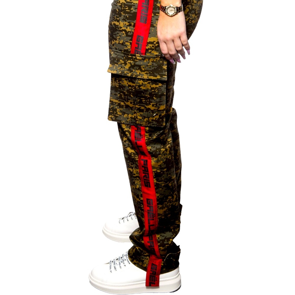 Camo Print Cargo Pants